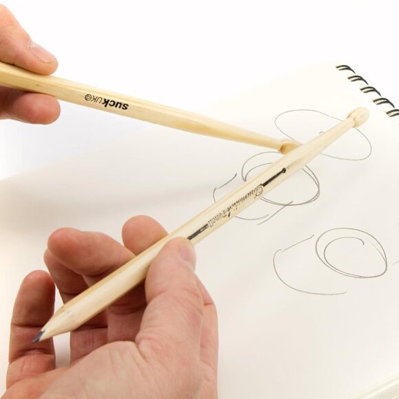 FREE*❤️Big Drumstick Shaped Pencils Play At Work Moko Suck UK Crayons Baguettes - Picture 6 of 9